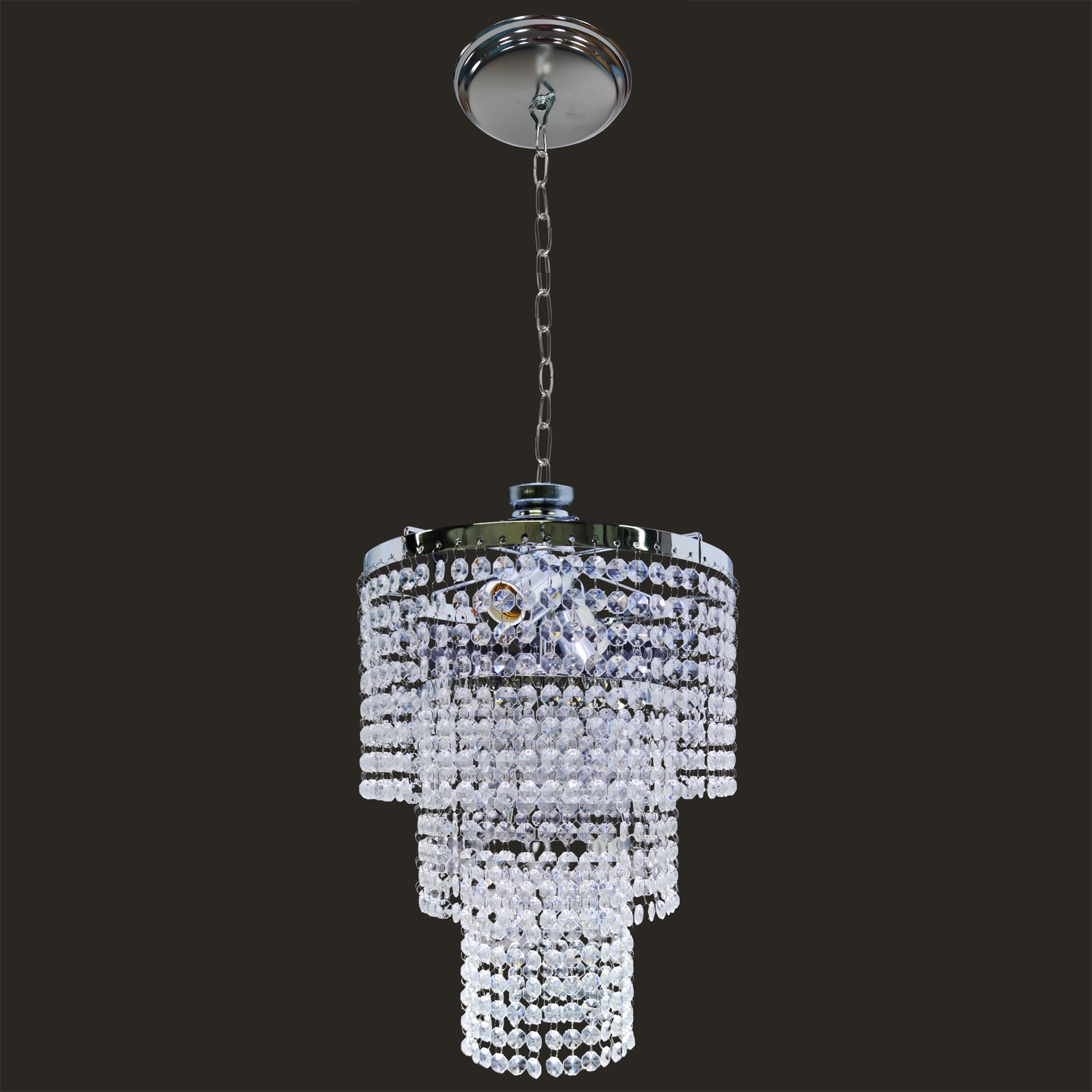Lustre de cristal acr�lico Veurne alto brilho