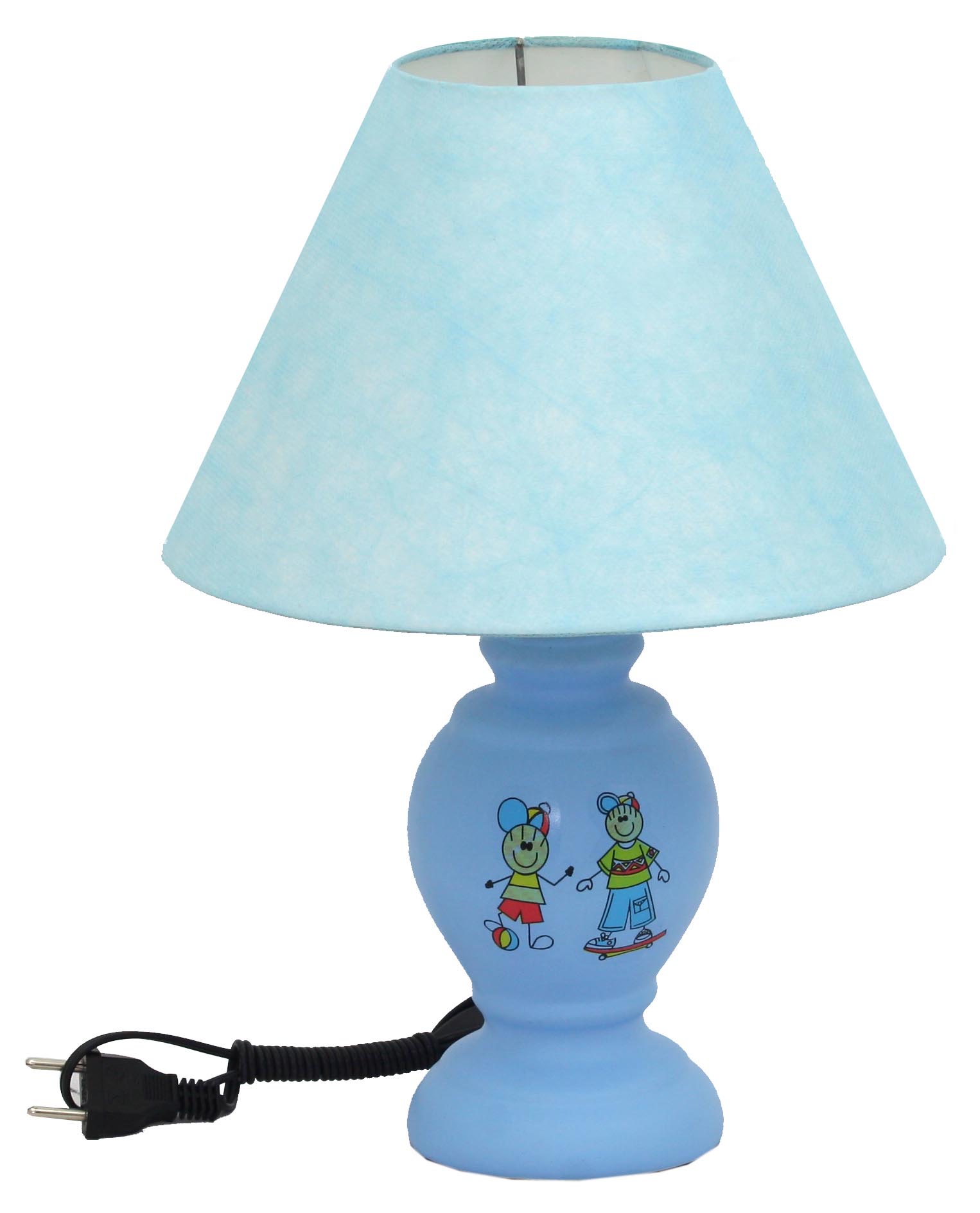 Abajour Porcelana Mimo Azul