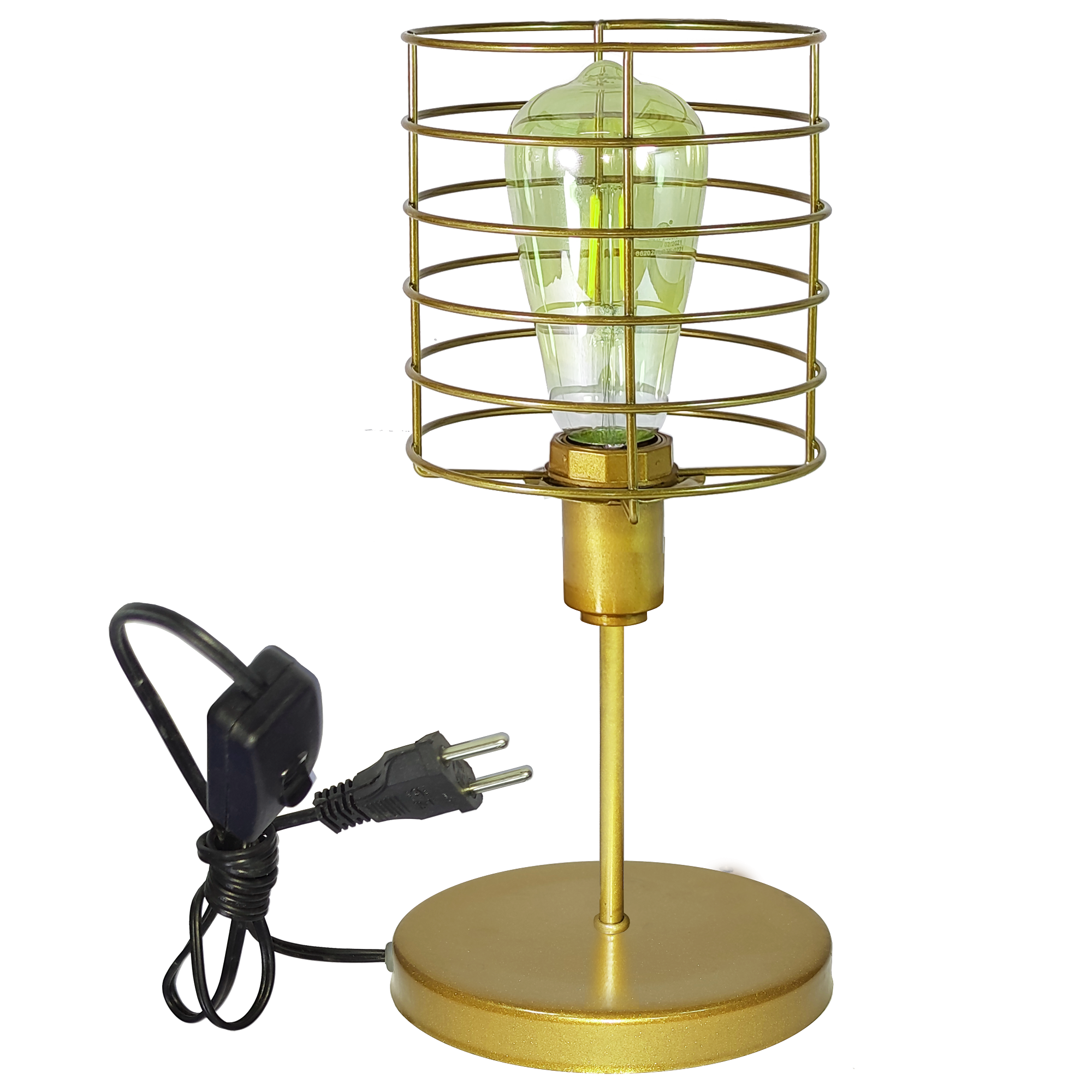 Abajur Mini Aramado Chochin Dourado                                                                 