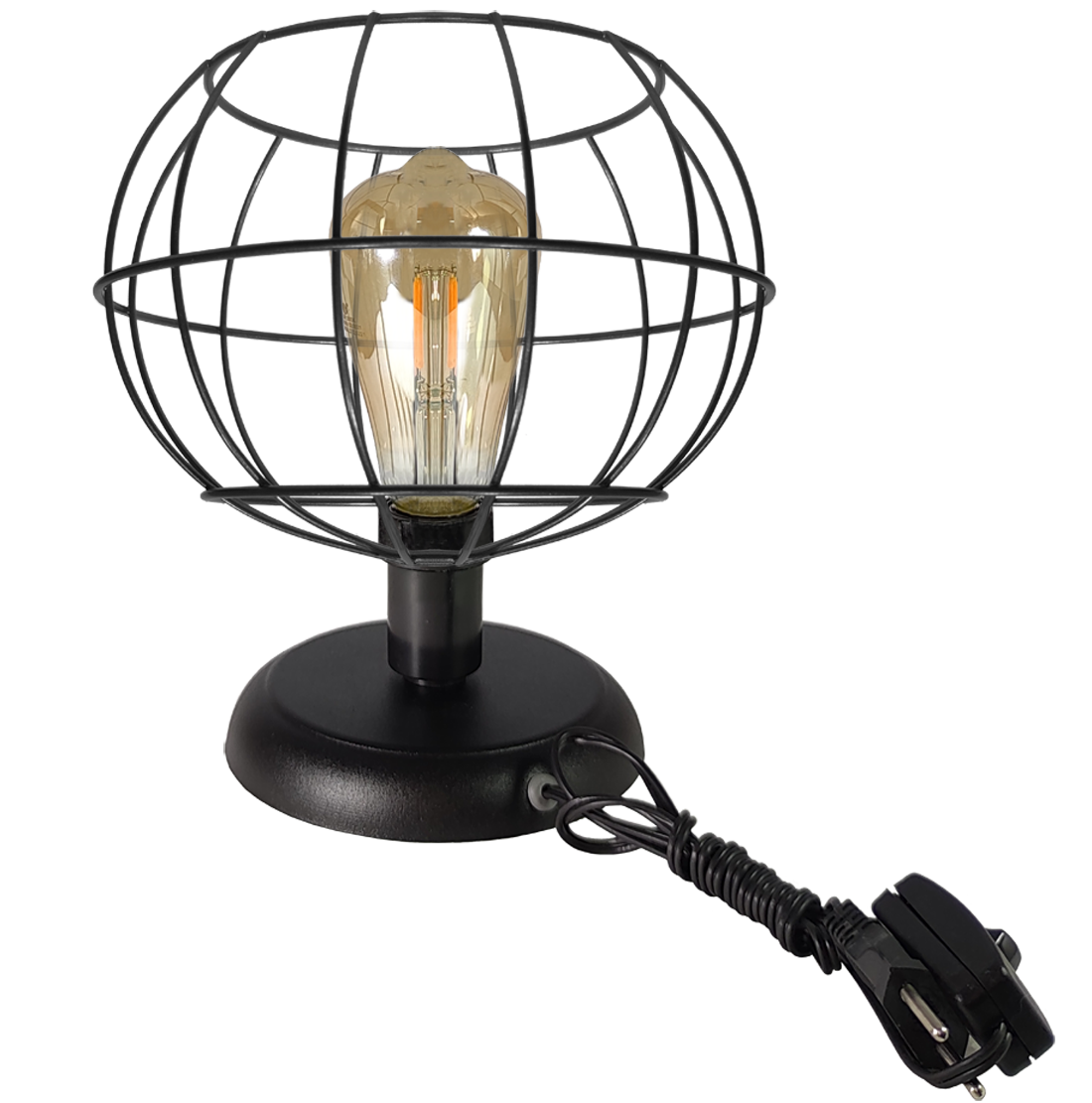 Abajur Aramado Tangerine 2 Preto                                                                    