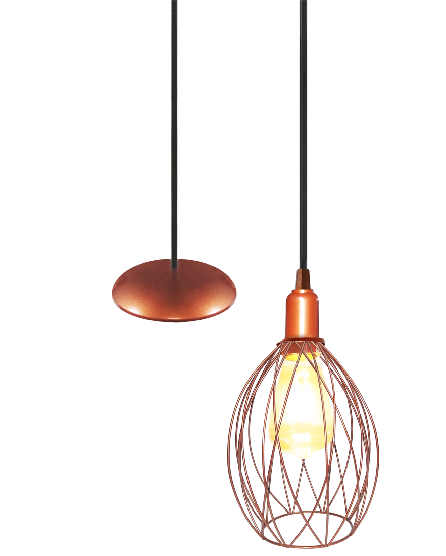 Pendente Aramado Nest Cobre                                                                         