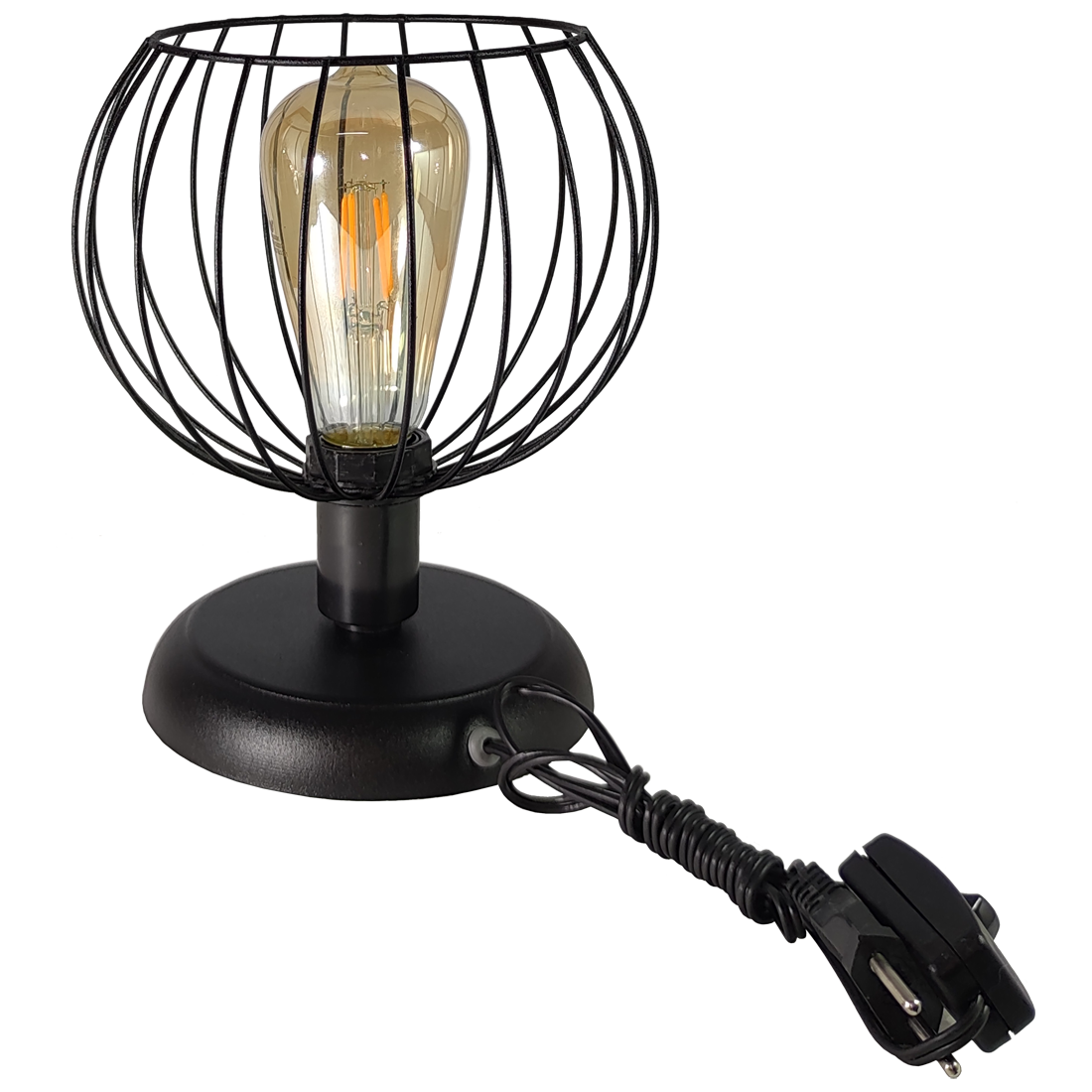 Abajur Aramado Tangerine Preto